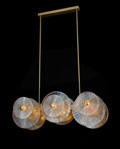 Люстра подвесная Alfa Light F4024-51 850x300mm GD LED