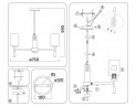 Подвесная люстра Ambrella Light High Light Modern LH56253
