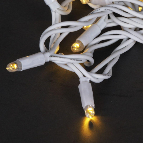 Cветодиодная гирлянда Sneha нить 24V теплый белый мерцающий A-504 WW