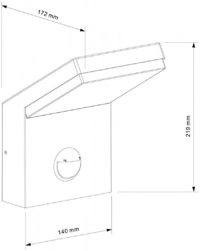 Уличный настенный светодиодный светильник Deko-Light Tucanae Motion 731133