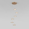 Подвесная светодиодная люстра Eurosvet Crespella 90034/6 золото