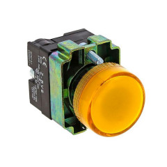 Лампа сигнальная BV65 желтая EKF PROxima xb2-bv65
