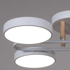 Светильник потолочный Reluce 03322-0.3-06 WH+WOOD