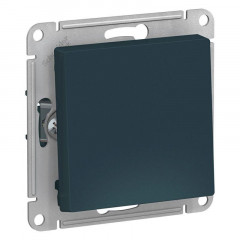 Переключатель одноклавишный перекрестный Systeme Electric AtlasDesign 10A 250V изумруд ATN000871