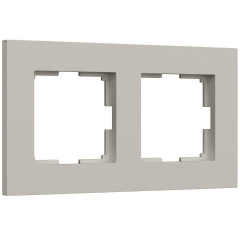 Рамка на 2 поста Werkel Slab дымчатый софт W0022917 a071621