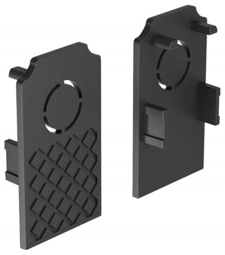 Заглушка Hesby Lighting ElDeko для встраиваемого шинопровода, чёрная, 2 шт HSBL_0067