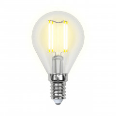Лампа светодиодная филаментная Uniel E14 5W 3000K прозрачная LED-G45-5W/WW/E14/CL/MB GLM10TR UL-00002369