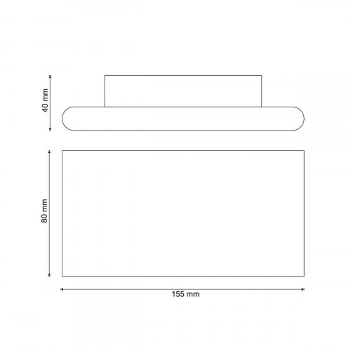 Настенный светильник Lucia Tucci Aero W204 Bianco LED