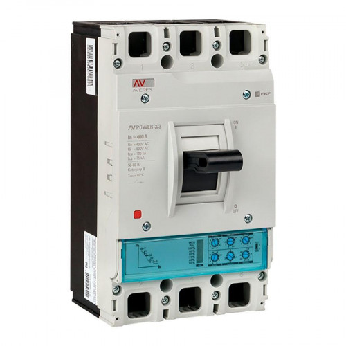 Автоматический выключатель AV POWER-3/3 400А 50kA ETU2.0 mccb-33-400-2.0-av