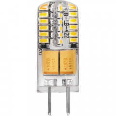 Лампа светодиодная Feron G4 3W 2700K прозрачная LB-422 25531