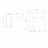 Коннектор угловой для накладного шинопровода Elektrostandard Slim Magnetic 85090/11 a062195