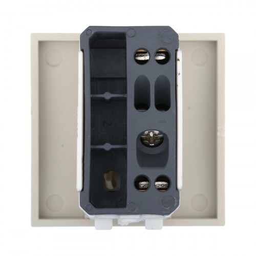 Переключатель LK Studio с двух мест 45х45мм (схема 6) 16 A, 250 B (бежевый) LK45 850801-1