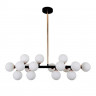 Подвесная люстра Lumina Deco Marsiada LDP 6033-16 BK+GD