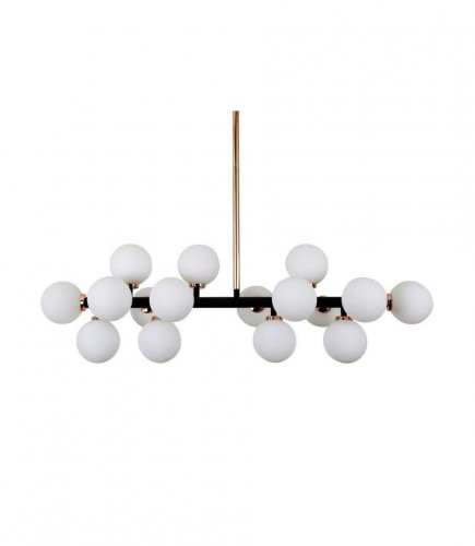 Подвесная люстра Lumina Deco Marsiada LDP 6033-16 BK+GD