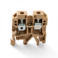 Зажим наборный изолированный (винтовой) ЗНИ - 6,0 (JXB 6), бежевый Stekker 39935