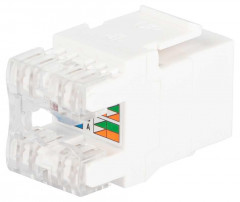 Коннектор ЭРА ОФИС 18-8002-01 RJ45 CAT6 UTP Keystone цвет белый Б0063290