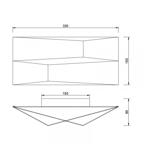 Настенный светодиодный светильник Mantra Fuji 8158