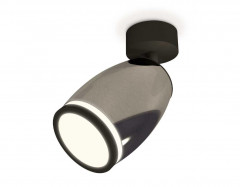Комплект накладного светильника Ambrella light Techno Spot XM1123004 DCH/SBK/FR черный хром/черный песок/белый матовый (A2210, C1123, N7121)