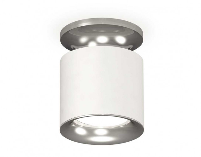 Комплект накладного светильника Ambrella light Techno Spot XS7401102 SWH/PSL белый песок/серебро полированное (N7927, C7401, N7012)