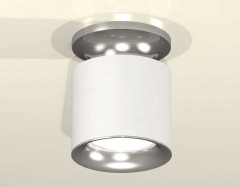 Комплект накладного светильника Ambrella light Techno Spot XS7401102 SWH/PSL белый песок/серебро полированное (N7927, C7401, N7012)