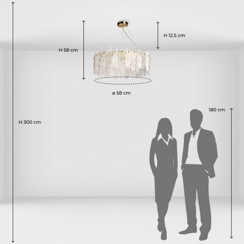 Подвесная люстра De City Арман 462010906