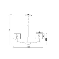 Подвесная люстра Freya Karen FR5096PL-05CH