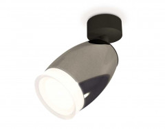 Комплект накладного светильника Ambrella light Techno Spot XM1123005 DCH/SBK/FR черный хром/черный песок/белый матовый (A2210, C1123, N7160)