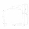Настенный светильник TK Lighting 4161 Tora White