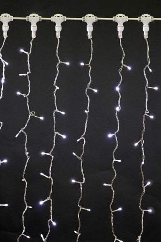 Cветодиодная гирлянда Sneha занавес 230V белый статичный A-343 WT