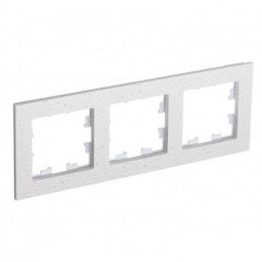 Рамка 3-постовая Systeme Electric AtlasDesign Nature крем роял ATN343103