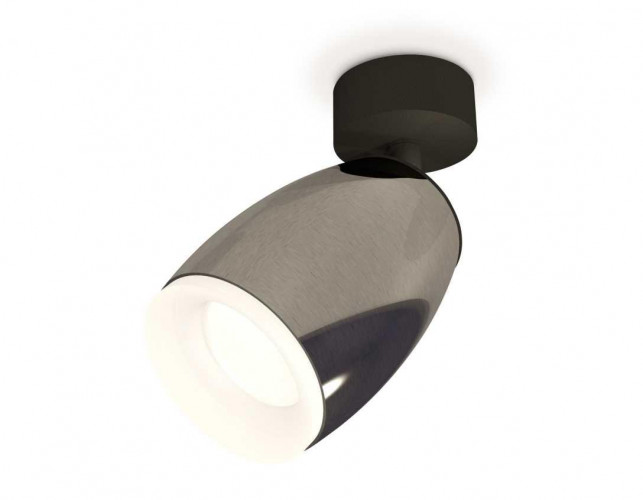 Комплект накладного светильника Ambrella light Techno Spot XM1123006 DCH/SBK/FR черный хром/черный песок/белый матовый (A2210, C1123, N7165)