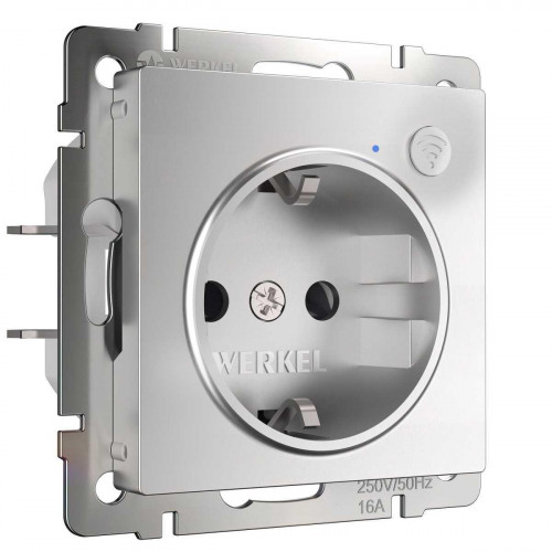 Розетка Wi-Fi Werkel (Умный дом) серебряный W1171606 a056420