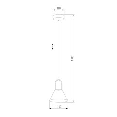 Подвесной светильник TK Lighting 2395 Vichy Gold