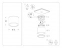 Потолочный светильник Ambrella light Techno Spot IP Protect TN6551