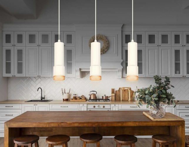 Комплект подвесного светильника Ambrella light Techno Spot XP7401005 SWH/CF белый песок/кофе (A2301, C6342, A2030, C7401, N7195)