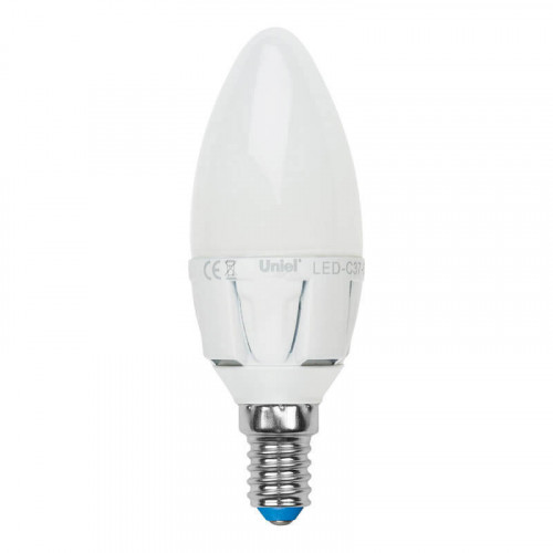 Набор светодиодных ламп Uniel E14 7W 3000K матовая LED-C37 7W/WW/E14/FR PLP01WH UL-00008089
