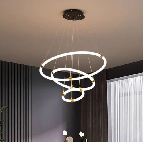 Люстра подвесная Alfa Light F4324-24 D40+D60+D80 bronze