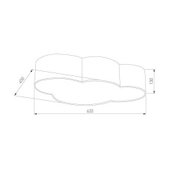 Настенный светильник TK Lighting 6072 Cloud