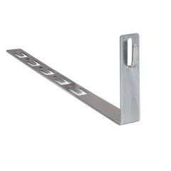 Держатель под черепицу L=330мм с крючком Ni EKF PROxima lp-d2209-ni