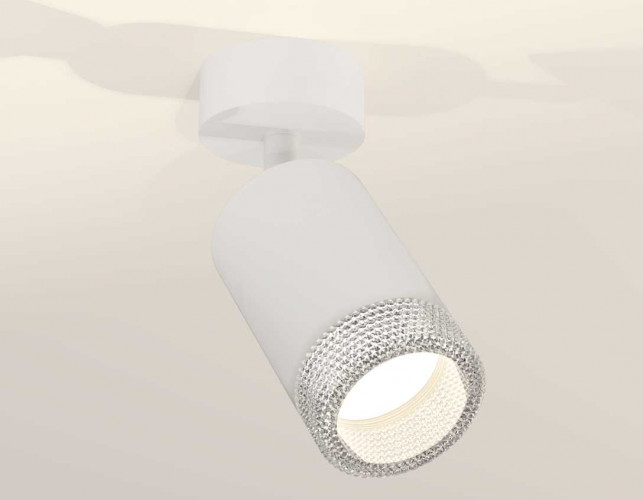 Комплект накладного светильника Ambrella light Techno Spot XM6312001 SWH/CL белый песок/прозрачный (A2202, C6312, N6150)