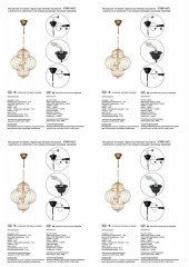 Подвесной светильник Vitaluce V3061-8/3