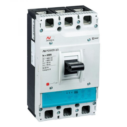 Автоматический выключатель AV POWER-3/3 630А 50kA ETU2.0 mccb-33-630-2.0-av