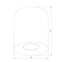 Потолочный светильник TK Lighting 3238 Orion Graphite