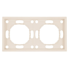 Рамка Stekker, PFR00-5002-08 2-местная Эмили, кашемир, soft touch 49911