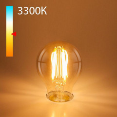 Лампа светодиодная филаментная Elektrostandard E27 12W 3300K прозрачная a048345