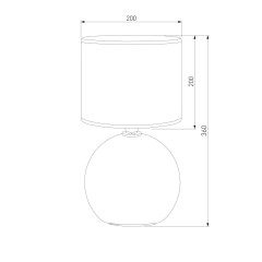 Настольная лампа TK Lighting 5066 Palla