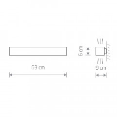 Настенный светильник Nowodvorski Soft Wall Led 60x6 7541