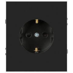 Розетка ЭРА Arktik 16-2102-05 с заземлением 2P+E Schuko со шторками 16А-250В антрацит Б0070428