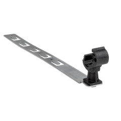 Держатель под черепицу с крючком с пластиковым фиксатором L=330 Ni EKF PROxima lp-d2214-ni