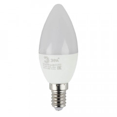 Лампа светодиодная ЭРА E14 6W 2700K матовая ECO LED B35-6W-827-E14 Б0020618